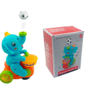 اسباب بازی نوزادی فیل موزیکال و طبل زن Elephant Musican _اسباب بازی نوزادی